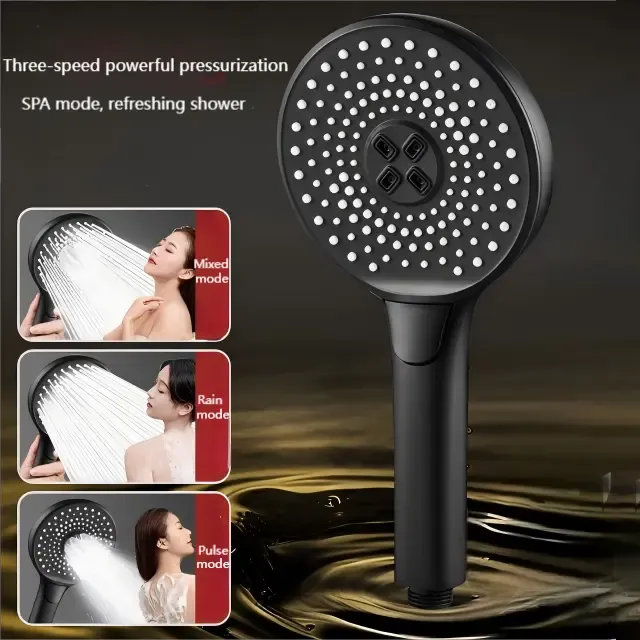 Đầu vòi hoa sen có nút nhấn điều khiển dễ dàng