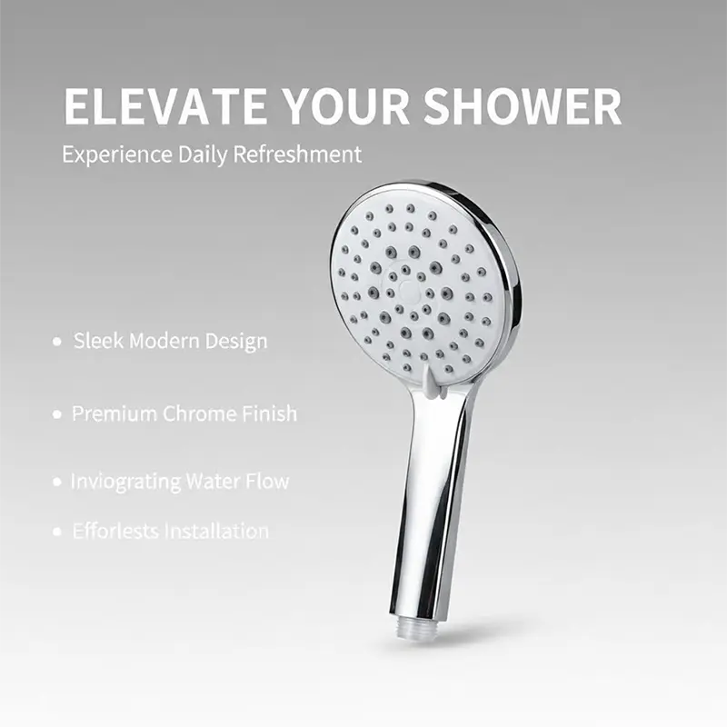 Đầu vòi hoa sen tự làm sạch với chức năng chống rò rỉ và chống tắc nghẽn