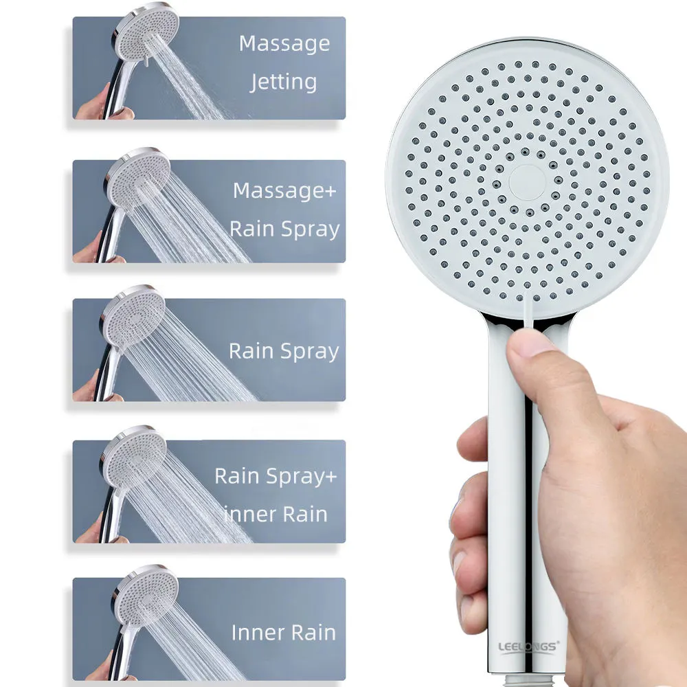 Đầu vòi hoa sen tự làm sạch với giao diện đa năng